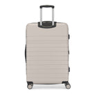 Bugatti Lisbon Large Hardside Luggage - Latte-Both the top and side handles are reinforced for added durability