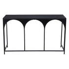 Zuo Loriet Console Table - Black-Painted Steel rectangular shape tabletop