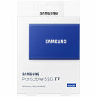 Samsung T7 500GB USB 3.2 Gen. 2 Portable Solid State Drive - Blue-Compatible with PC, Mac, Android devices, gaming consoles, and more