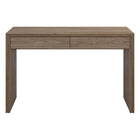 Hudson&Canal Pembroke 48'' Desk - Antiqued Grey Oak-Constructed of sturdy MDF materials in a handcrafted black grain finish
