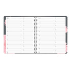 Blueline 2026 Pink Ribbon 14-Month Monthly Planner - 8-7/8" x 7-1/8" - Pink Daisy - Bilingual-Space for notes on each spread