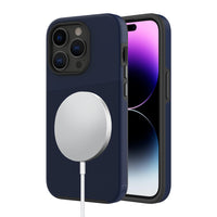 AXS PROTech Plus MagSafe Compatible Sleek Dual-layered Anti-Shock Case for Apple iPhone 14 Pro - Astral Blue-MagSafe Compatible