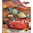 Disney Cars Group Photo - 200 Pieces-200-piece lenticular 3D puzzle