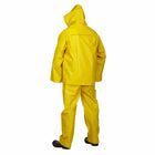 Forcefield 3 PC Rainsuit - 35mm - Yellow - PVC-Polyester - 023-50005 - 2XL-Made of yellow .35 mm gauge PVC on polyester for better resistance to snags and tears