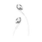 JBL Tune 205BT Earbud Headphones, Silver-Hands-free calls: Easily control your sound and manage calls from your headphones with the convenient three-button remote with microphone
