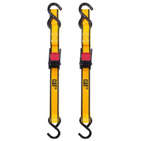 CAT 2-Piece Cam Buckle Strap Set with Soft Loops - 12' x 1-1/2"-Strength: 1,000 lb Working Strength and 3,000 lb Breaking Strength