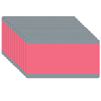 Ashley Productions Big Reading Guide - 3-3/4" x 7-1/4" - Rose - 12 Pack-Easily track print through transparent tinted window