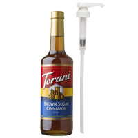 Torani Brown Sugar Cinnamon Syrup with Pump - 750 mL-A perfect pair: A complete pair of brown sugar and cinnamon right at your home. So be ready to be a part of sweet brown sugar and cinnamon world