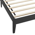 Modway Sirocco Rattan and Wood Twin Platform Bed - Black-8