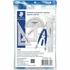 Staedtler 7 Piece Geometry Set-7 pieces set of superior instruments