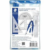 Staedtler 7 Piece Geometry Set-7 pieces set of superior instruments