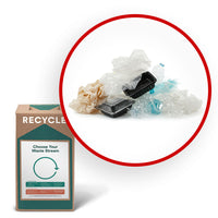 TerraCycle Plastic Packaging - Zero Waste Box - Small-Recycle any flexible or rigid plastic packaging. This includes items such as: Air packaging bubble roll, Cereal bag liners, Food storage and takeout containers, Pallet covers, Plastic bottles, Plastic shopping bags, Plastic wrap, Shrink wrap.