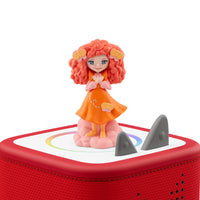 tonies Emma Memma Tonie Figurine-Tracklist: 1. Dance Island Party!  2. Hello, How Are you?  3. Dance with me BB  4. Twirl Twirl With Emma  5. Beach Trolley  6. Five Starfish  7. Jellyfish Blob  8. Coconut Tree  9. Row Row Row Your Boat  10. Up & Down (extended mix)  11. BB Butterfly  12. Boop On Your Nose  13. Wombat Butterfly Drum  14. Crocodile Snap  15. Turtle Hide & Seek  16. Making Monday  17. Elvin Melvin Yeah!  18. Twirly Tuesday (extended exclusive mix)  19. Waffles the Wombat  20. Wombat Wednesday 