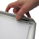 SECO Snap Poster Frame Case - 24 x 36 Inches - Silver-Posters are kept clean behind a UV resistant, anti-glare PVC front sheet