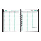 Brownline 2026 EcoLogix Weekly Planner with Recycled Paper - 11" x 8-1/2" - Assorted Colours - English-Calendars of past, current, and following two months on each spread