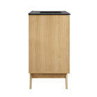 Modway Soma 30" Bathroom Vanity - Oak/Black-8" Centerset Holes