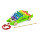 The Original Toy Company Crocodile "Pull-Along" Xylophone-Dual Functionality: The Crocodile "Pull-Along" Xylophone isn't just a musical instrument – it's also an entertaining pull-along toy! Combining two beloved playtime activities into one, it offers double the fun for your little one