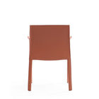 Manhattan Comfort Paris 21.65" Modern Leatherette Upholstered Dining Armchair - Clay-Seat Height: 17.32"