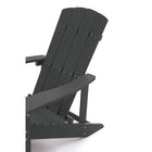 Backyard Lifestyles Adirondack Chair - Black-Stain Resistant and Easy to Clean.