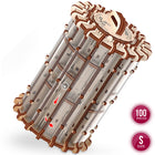 Mr.Playwood Labyrinth Scroll & Hole 3D Wooden STEM Puzzle - Set of 100-No messy glue required