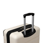 Bugatti Monaco 30.5" Hardside Check-in Luggage - Vegan Leather Trim -  Ecru-Zipper-release expansion system for 20%
more packing space (on medium and large
luggage)