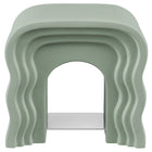 Modway Jorin Squiggle Side Table - Sage-Arrives Fully Assembled