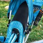 Qaba 6-in-1 Toddler Tricycle with Parent-Push Handle - Blue-Colour: White and blue 