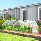 Outsunny 12' x 3' x 3' Portable Mini Greenhouse - Clear- Idea for extended plants' growing season and protect from extreme weather
 