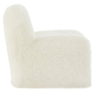 Modway Mina Faux Fur Accent Chair - White-Arrives Fully Assembled