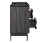 Modway Render 48" Double Sink Bathroom Vanity - Charcoal/Black-8