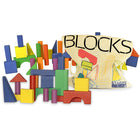Stages Learning Materials Sensory Builder Blocks - Set of 50-50 custom-designed sustainably harvested solid wood Blocks in vibrant colors that are ready-to-use