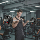 Soozier 4 x 11 lb Weight Plates Set - 2" Barbell Weights Set-2" centre hole fits standard barbells 