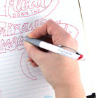 Pentel Floatune Retractable Advanced Rollerball Pen - 0.5 mm - Red Ink - 12 Pack-Part of Pentel’s exclusive Recycology  line of recycled products. Over 50% of the materials used to create these products were recycled materials