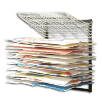 Copernicus Wall Mount Drying Rack-Contains 2 hooks to hang shelves upright