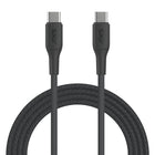 AXS PROCharge Premium USB-C to USB-C Braided Cable (1.2M) - Black/Grey-Made from recycled materials