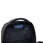Bugatti Transit Pro Backpack - 17.3" - Black-RFID-blocking zippered pocket to help protect personal data