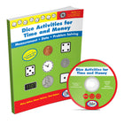 Didax Dice Activities for Time & Money -Age group and grade: Ages 6 - 8 years and grades kindergarten - 3rd