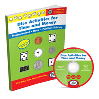 Didax Dice Activities for Time & Money -Age group and grade: Ages 6 - 8 years and grades kindergarten - 3rd
