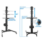 Mount-It Mobile PC Workstation-Fits CPU widths 4.75 to 8 inches