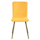 FurnitureR Dining Side Chair - Yellow - 4 Pack-Great for kitchen, dining, home office spaces, commercial settings or any living space in your home