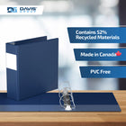 Davis Group Premium Economy Binder - D Ring - 3" - Royal Blue - 6 Pack-Ideal for Conferences, Reference, Colleges & Universities