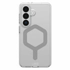 UAG Plyo Clear Cell Phone Case with Magnets for Galaxy S26 - Ice/Silver-Armor Shell and Impact-Resistant Soft Core
