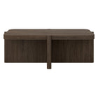 Hudson&Canal Laguna Rectangular Coffee Table - 45" W - Brown Oak-Table is made of high-quality materials in a brown oak wood-look finish