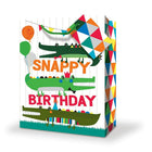 Millbrook Studios Birthday Gift Bags - Jumbo - Alligators - 12 Pack (47599)-17.5" x 4" x 12.75"