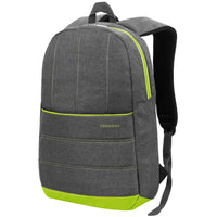 Vangoddy Grove Lightweight Casual Travel 15" Laptop Backpack - Grey/Lime Green-Fits laptops from 13.3 to 15.6 inches