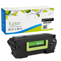fuzion Lexmark B281X00 Compatible Toner - Extra High Yield - Black-Black