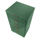 Manhattan Comfort Granville 23.62" Modern Tall Narrow Dresser - Sage Green-10