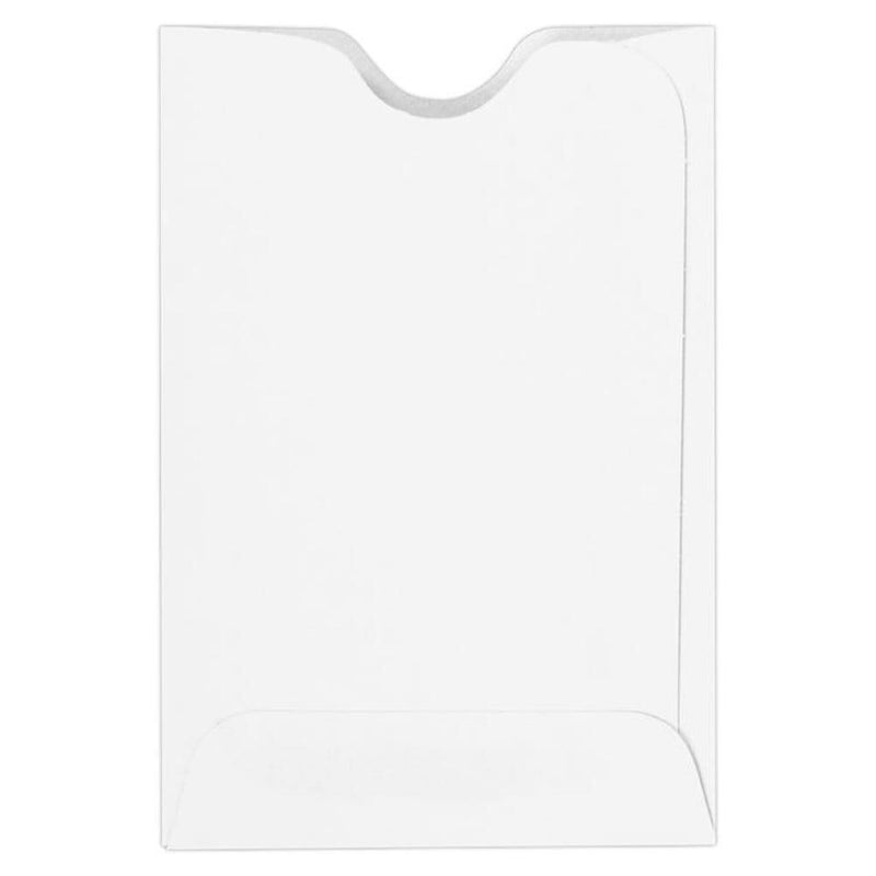 credit card sleeves staples JAM Paper Credit Card Sleeves - White - 2 3/8" x 3 1/2" - 250 Pack