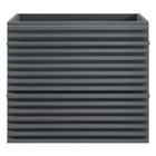 Modway Render 24" Wall-Mount Bathroom Vanity Cabinet - Grey-Mid-Century Modern Vanity