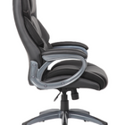 Nicer Interior Summit High Back Executive Chair-Waterfall seat cushion helps reduce pressure on the legs during extended sitting